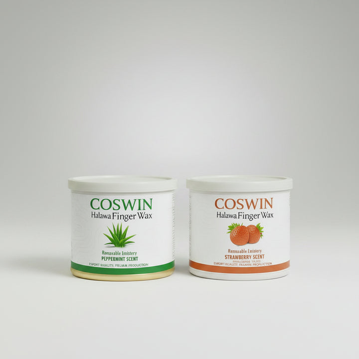 COSWIN Halawa Finger Wax – Premium Peppermint Creamy Hair Removal Wax for Normal Skin