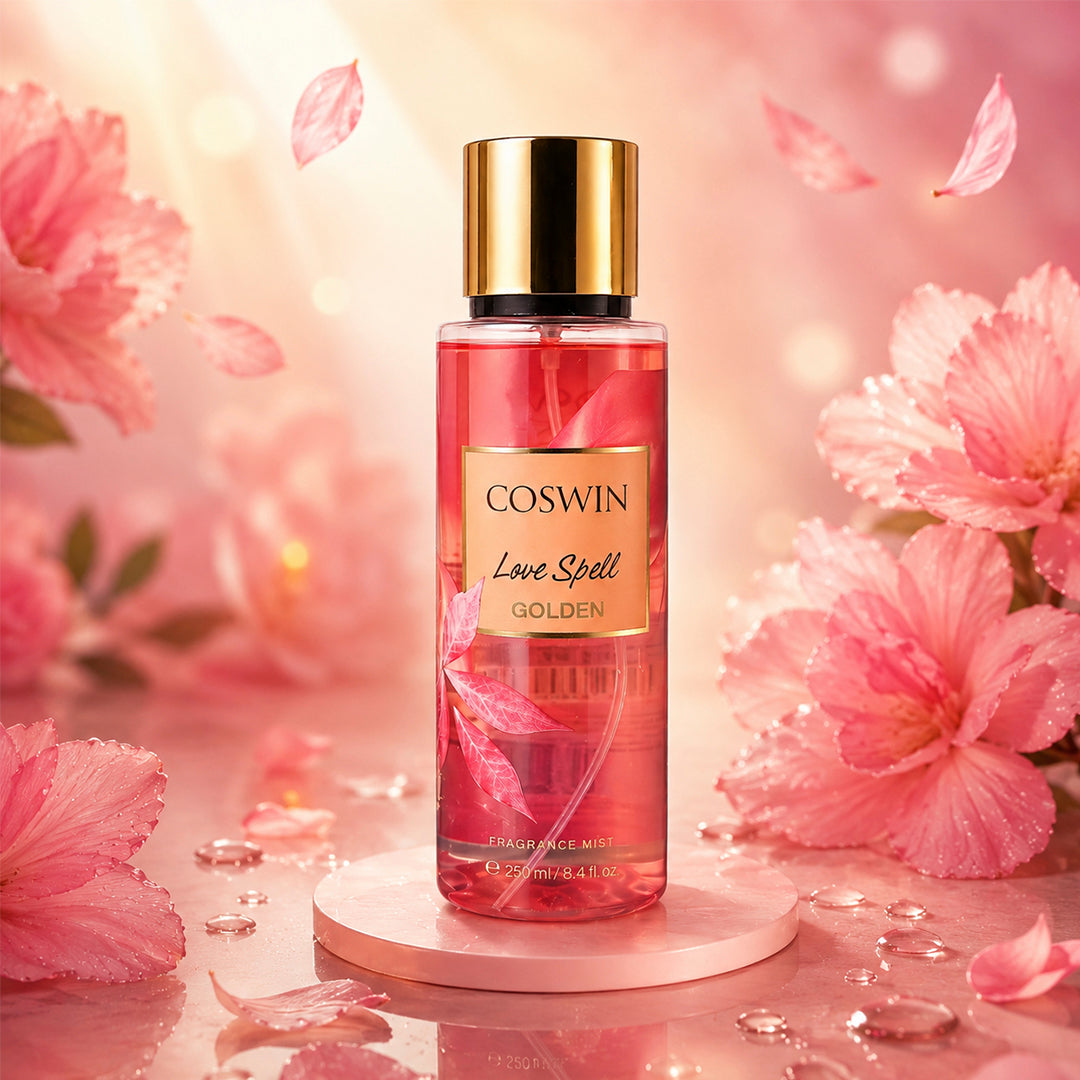 COSWIN Fragrance Mist Collection – Aqua Kiss, Love Spell Golden & Pure Seduction La Crème