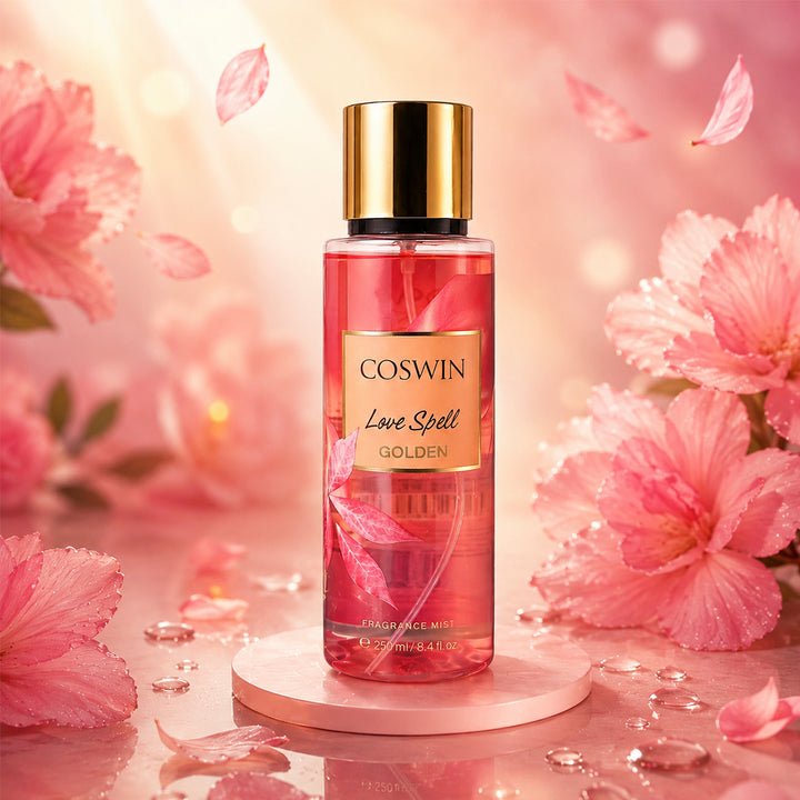 COSWIN Fragrance Mist Collection – Aqua Kiss, Love Spell Golden & Pure Seduction La Crème
