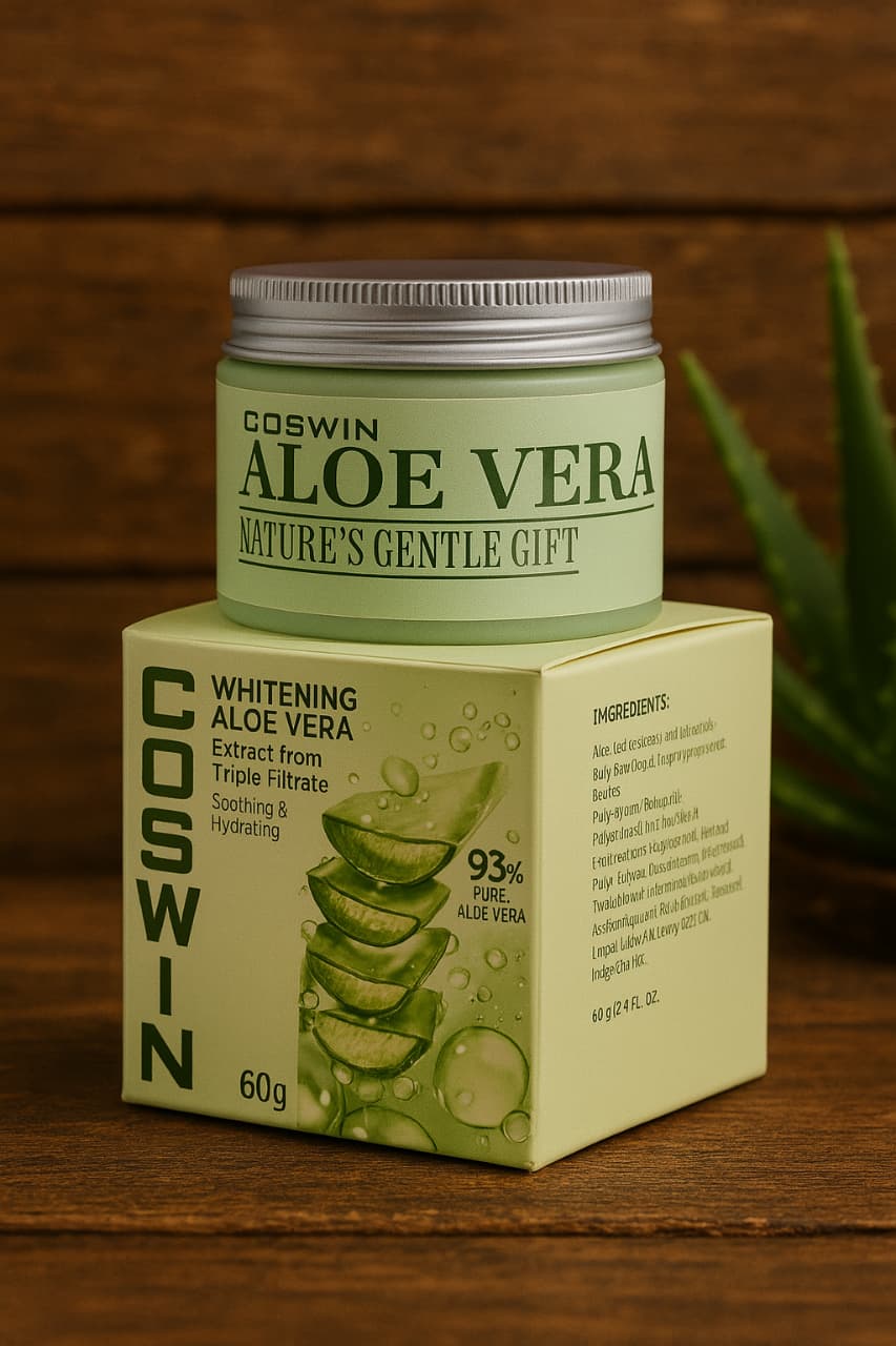 COSWIN Whitening Face Cream Collection – Vitamin C, Aloe Vera, 24K Gold & Olive Care Cream