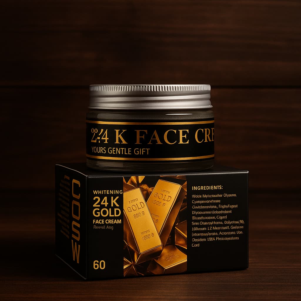 COSWIN Whitening Face Cream Collection – Vitamin C, Aloe Vera, 24K Gold & Olive Care Cream