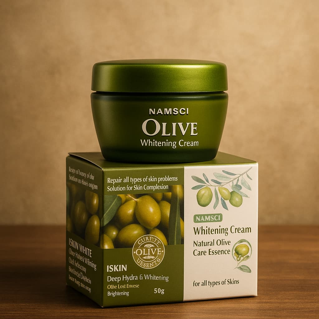 COSWIN Whitening Face Cream Collection – Vitamin C, Aloe Vera, 24K Gold & Olive Care Cream