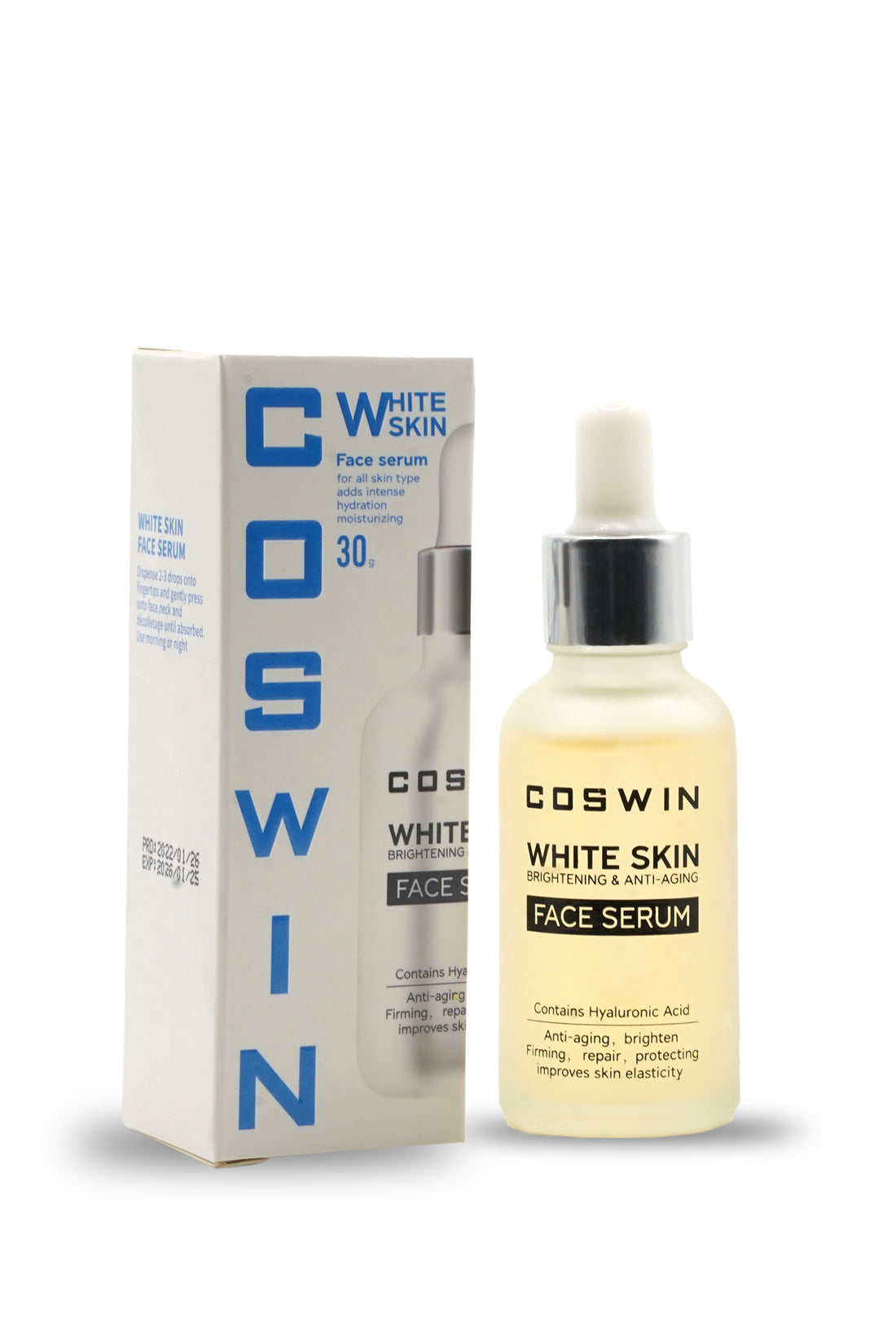 COSWIN Brightening Face Serum Collection – White Skin & Rice Vitamin B3 Anti-Aging Serum