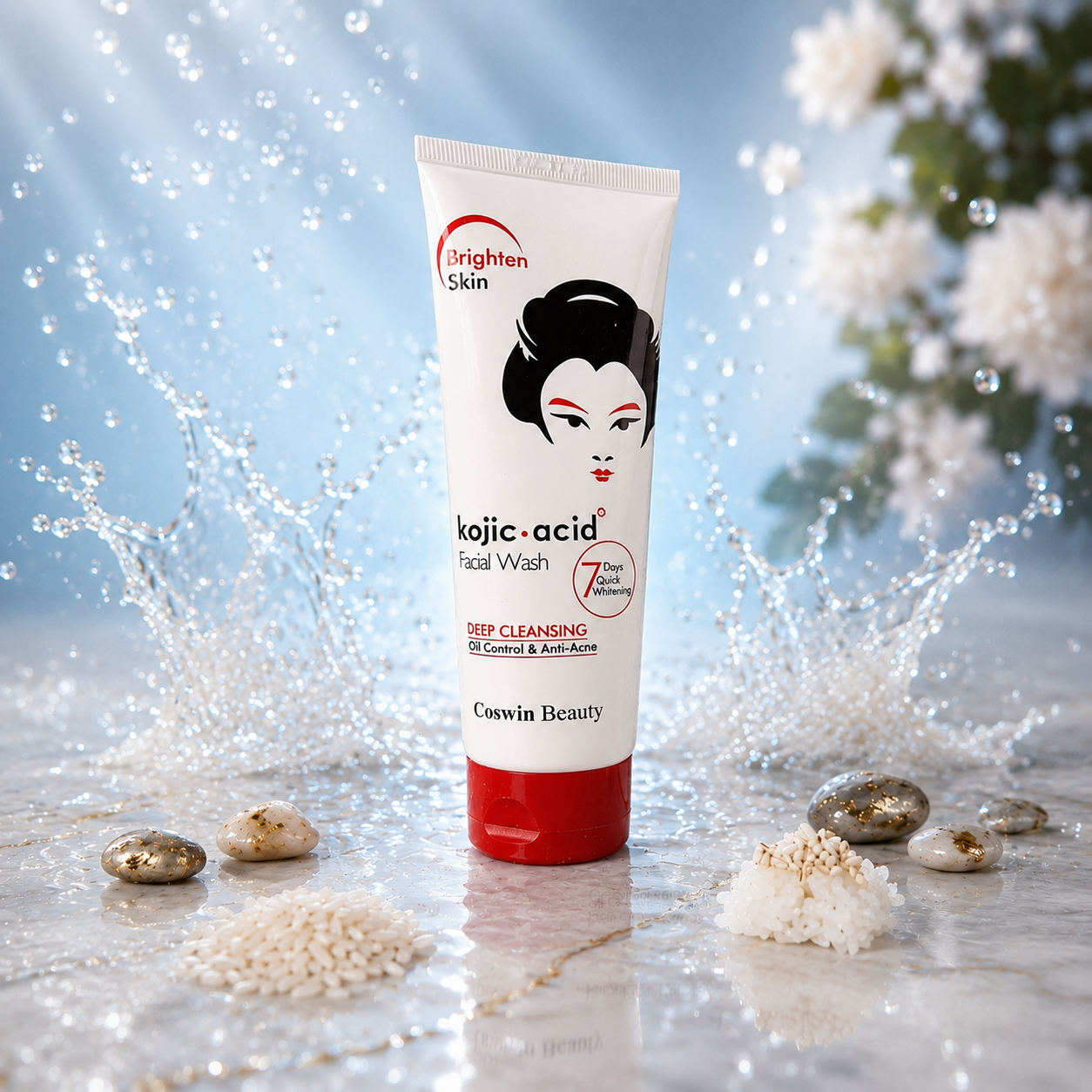 COSWIN Kojic Acid Facial Wash – Deep Cleansing Oil Control & Anti-Acne Face Cleanser