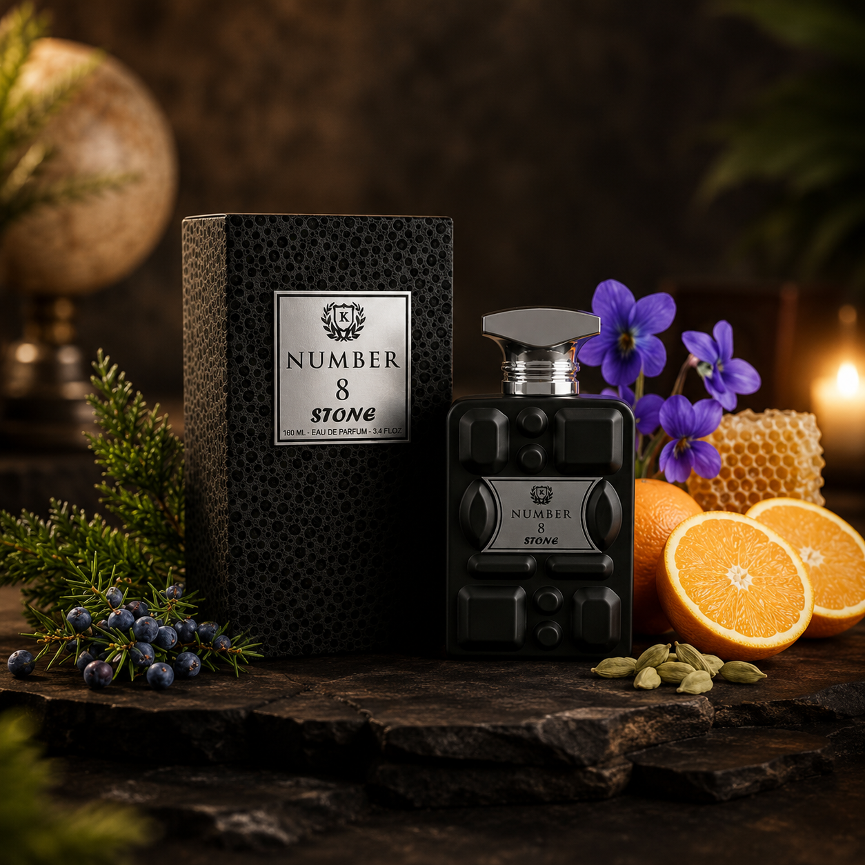 Number 8 by Stone – Premium Pearl Oud Eau De Parfum (100ml)
