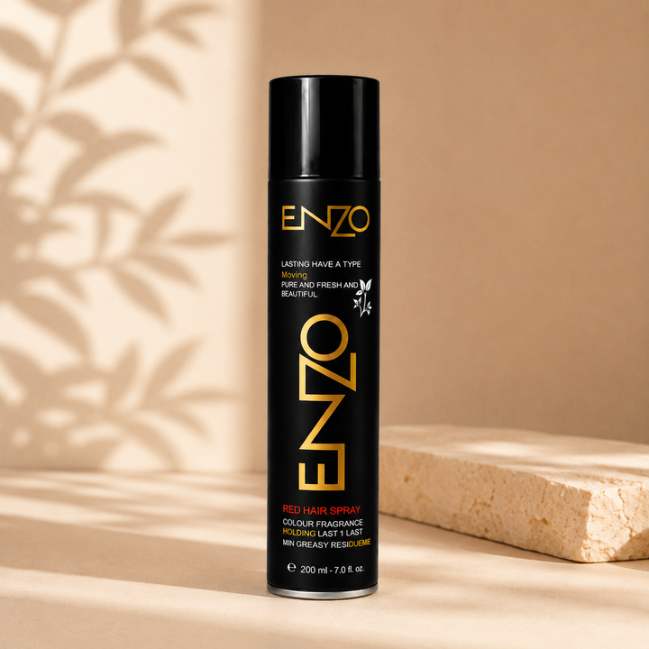 ENZO Professional Long-Lasting Hair Spray Duo – Keratin & Color Protection