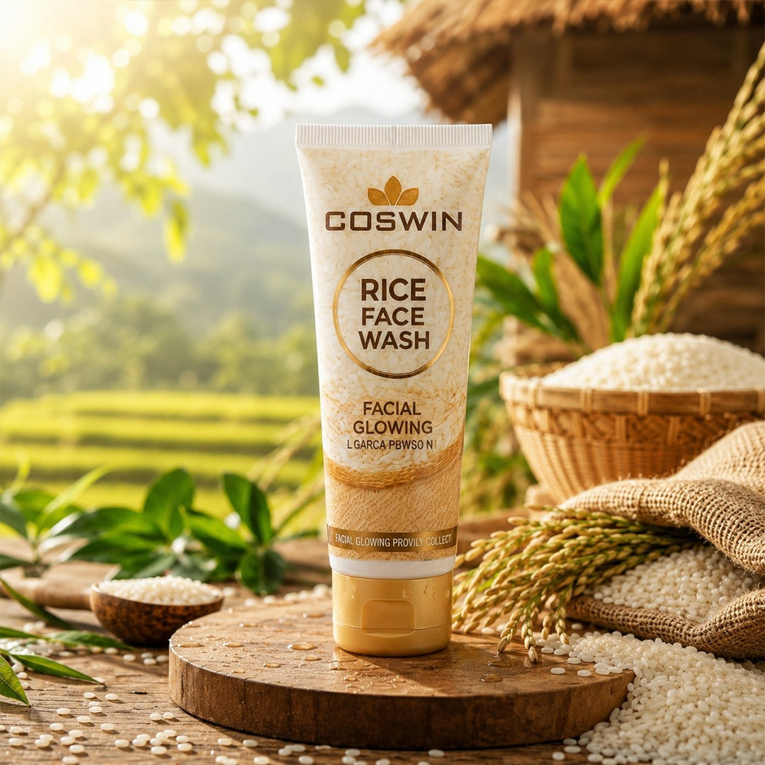 Rice Brightening Glow Kit – Face Wash, Scrub & Mask for Radiant Skin