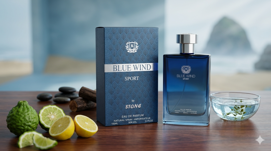 BLUE WIND  Parfume – Fresh Long Lasting Men’s Fragrance